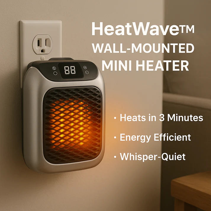 HeatWave™ Wall-Mounted Mini Heater