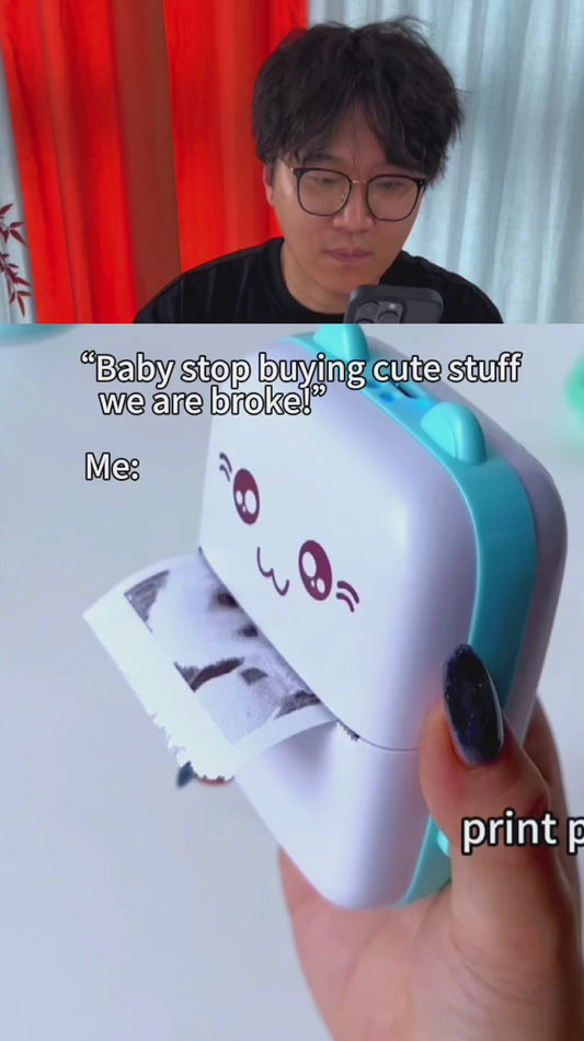 Mini Bluetooth Thermal Printer – Fun & Easy Wireless Printing